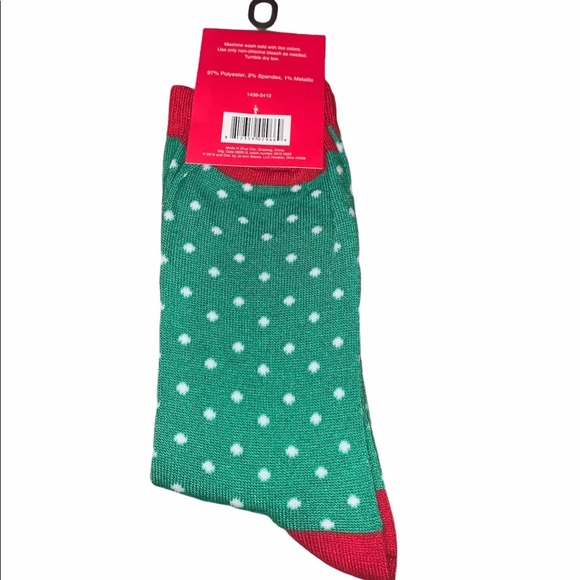 NWT Christmas Owl Crew Sock - Picture 2 of 2